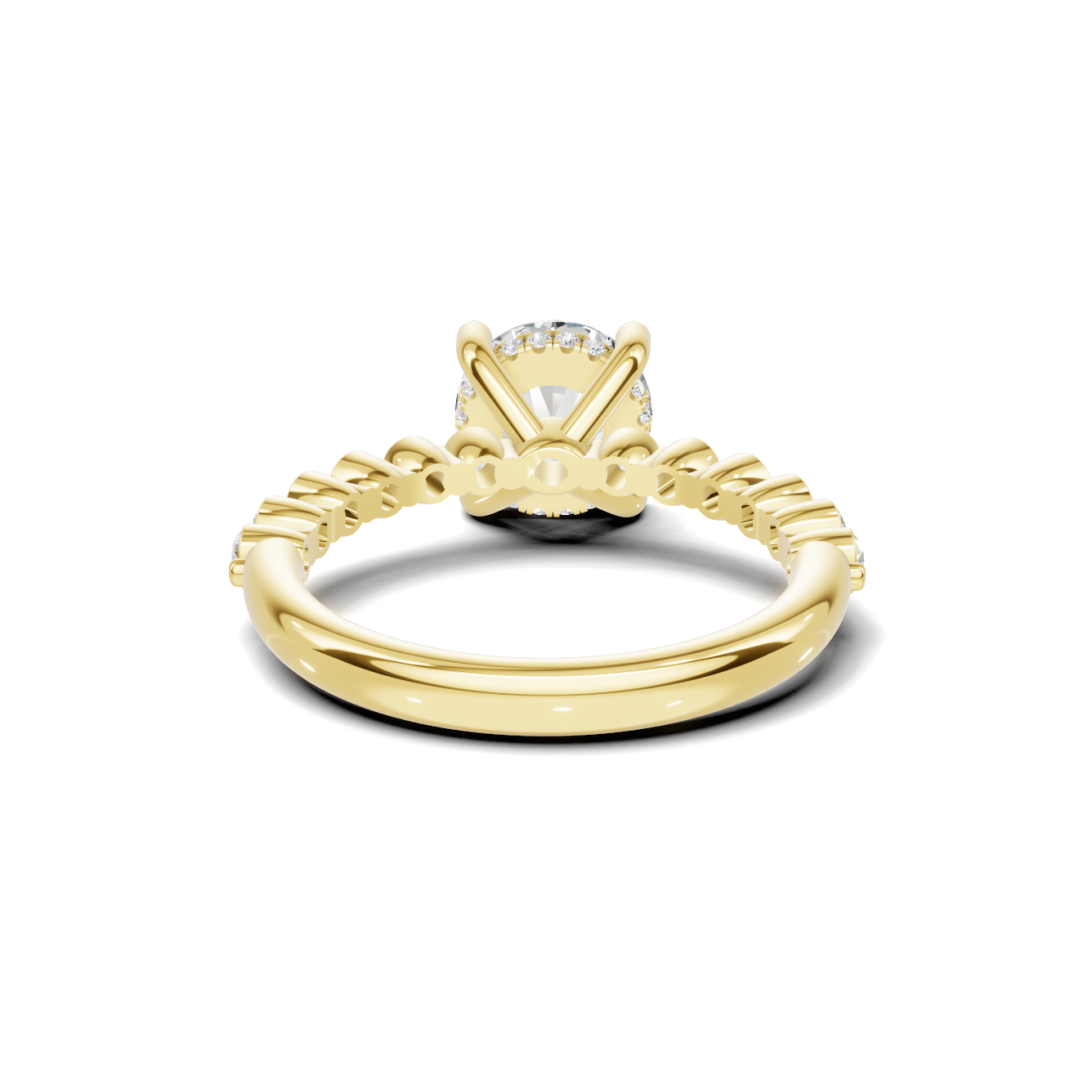 Brilliant Accented Pave Ring