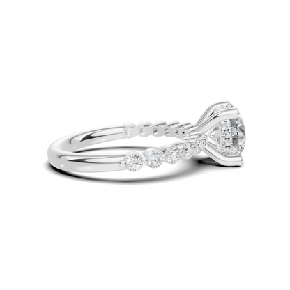Brilliant Accented Pave Ring