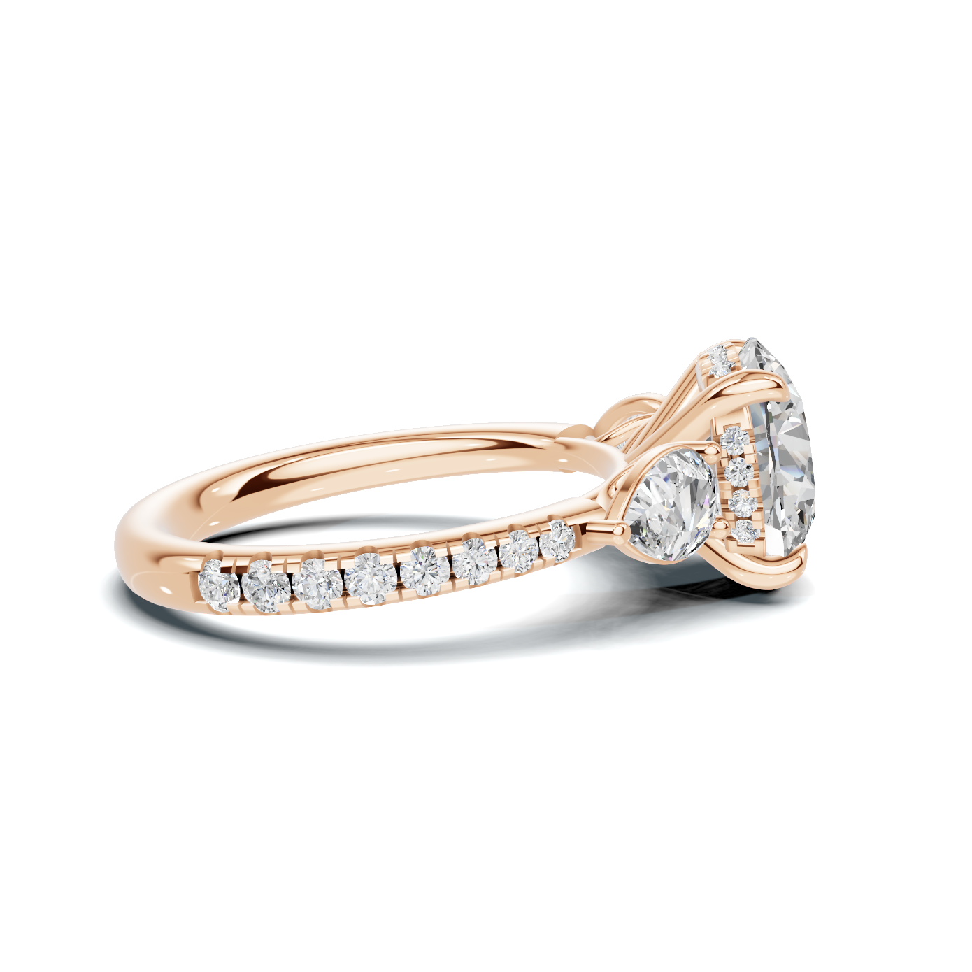 Brilliant Accented Side Ring