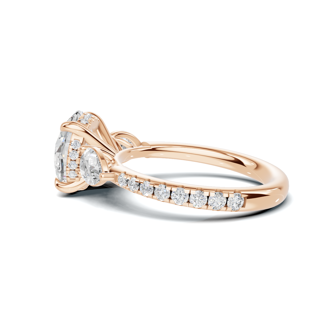 Brilliant Accented Side Ring