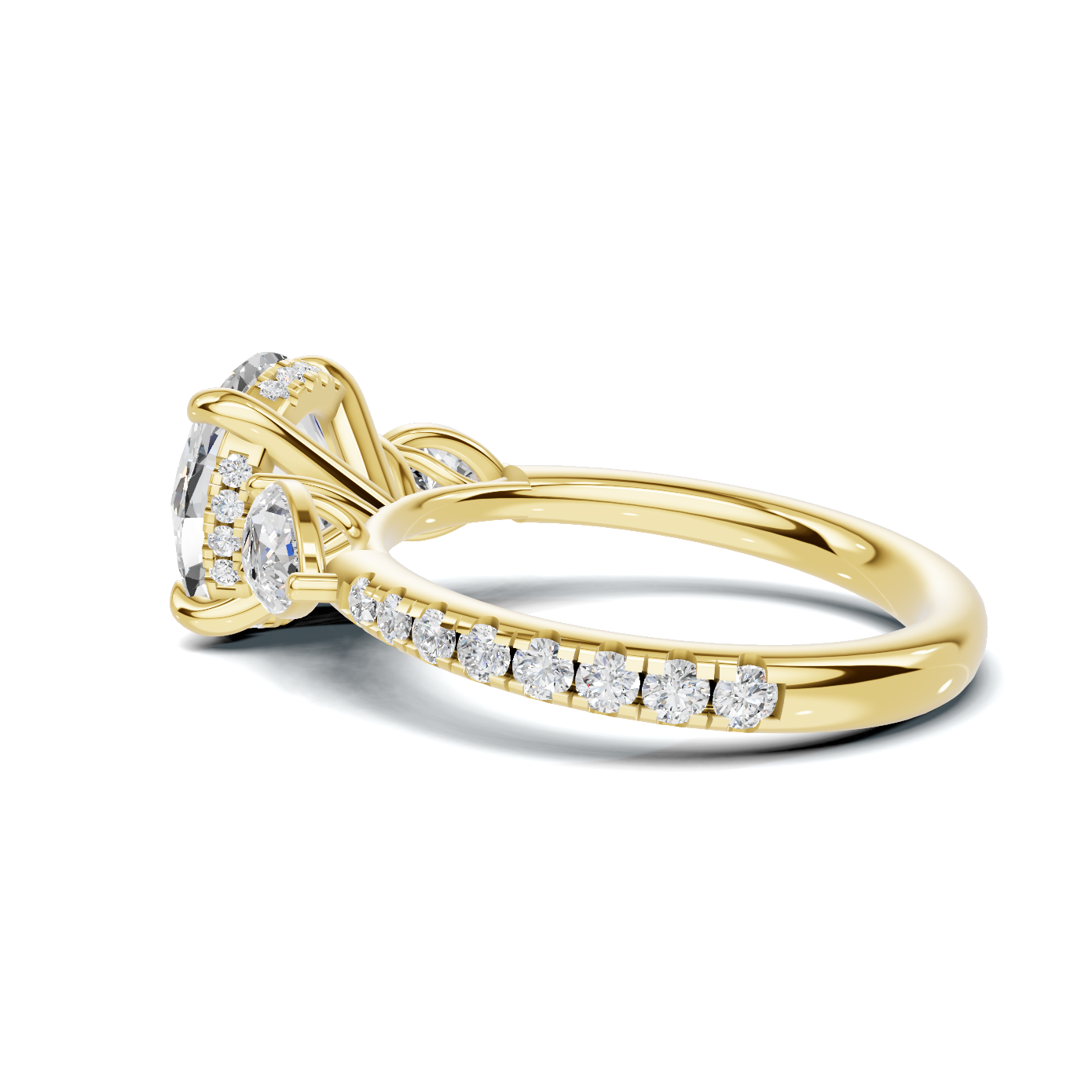 Brilliant Accented Side Ring