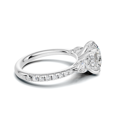 Brilliant Accented Side Ring