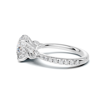 Brilliant Accented Side Ring