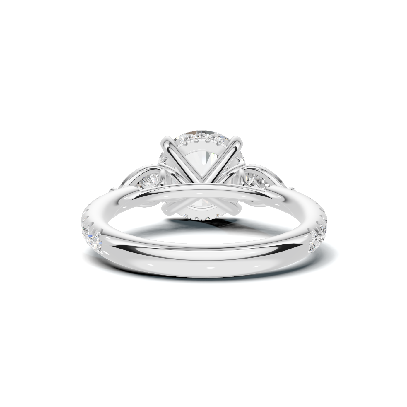 Brilliant Accented Side Ring