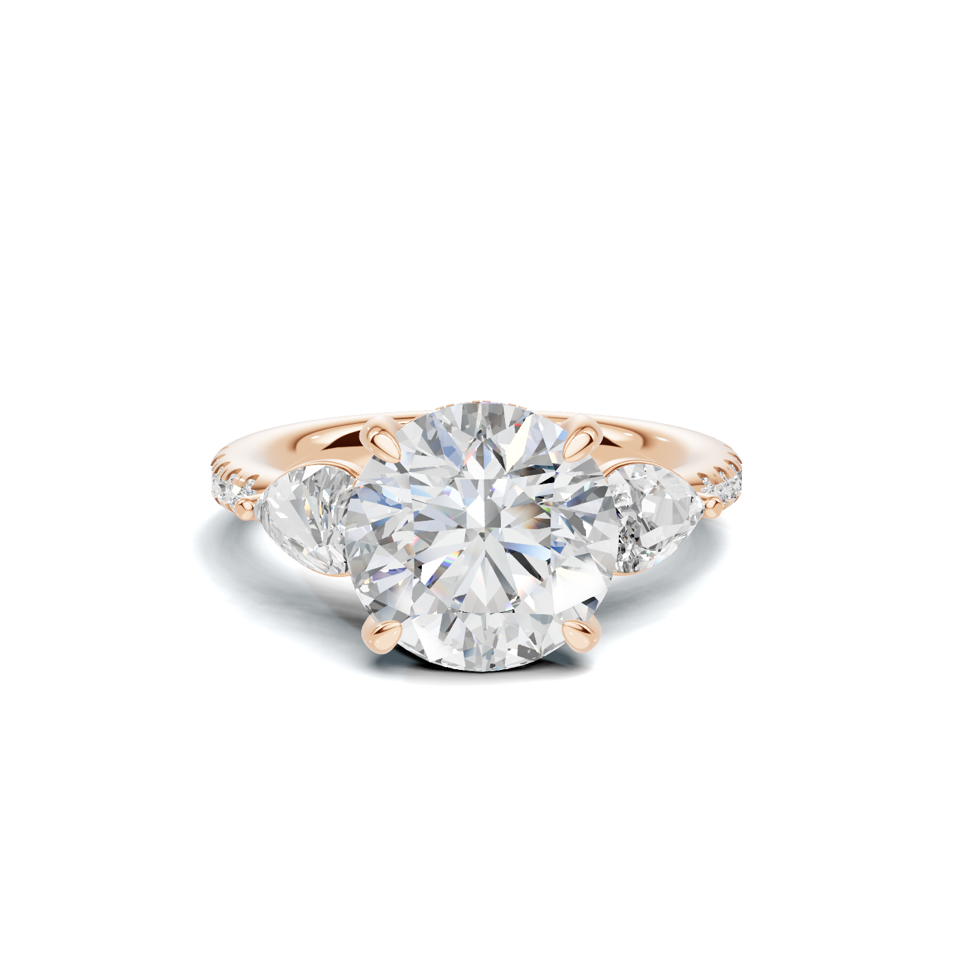 Brilliant Accented Side Ring