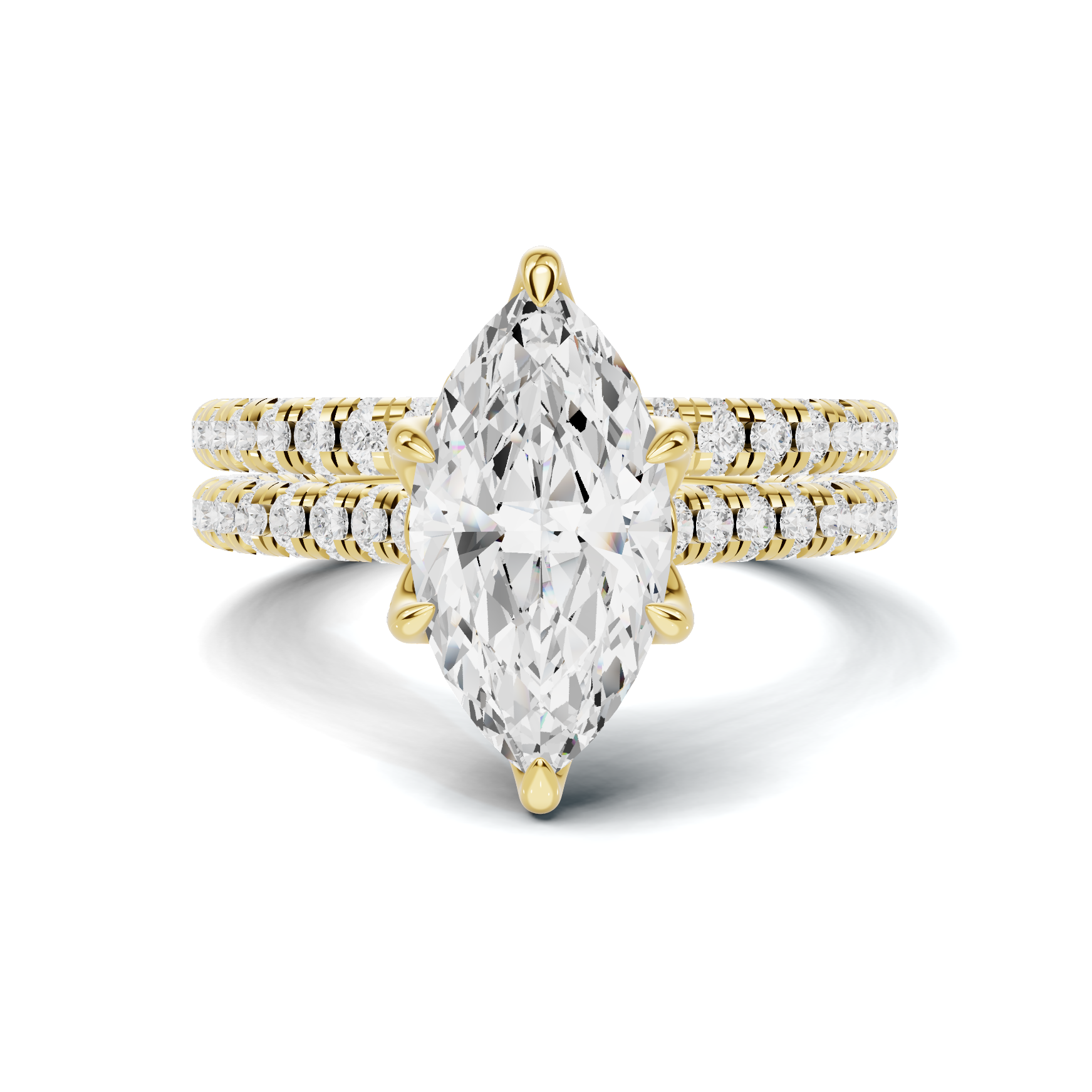Brilliant Double Band Ring