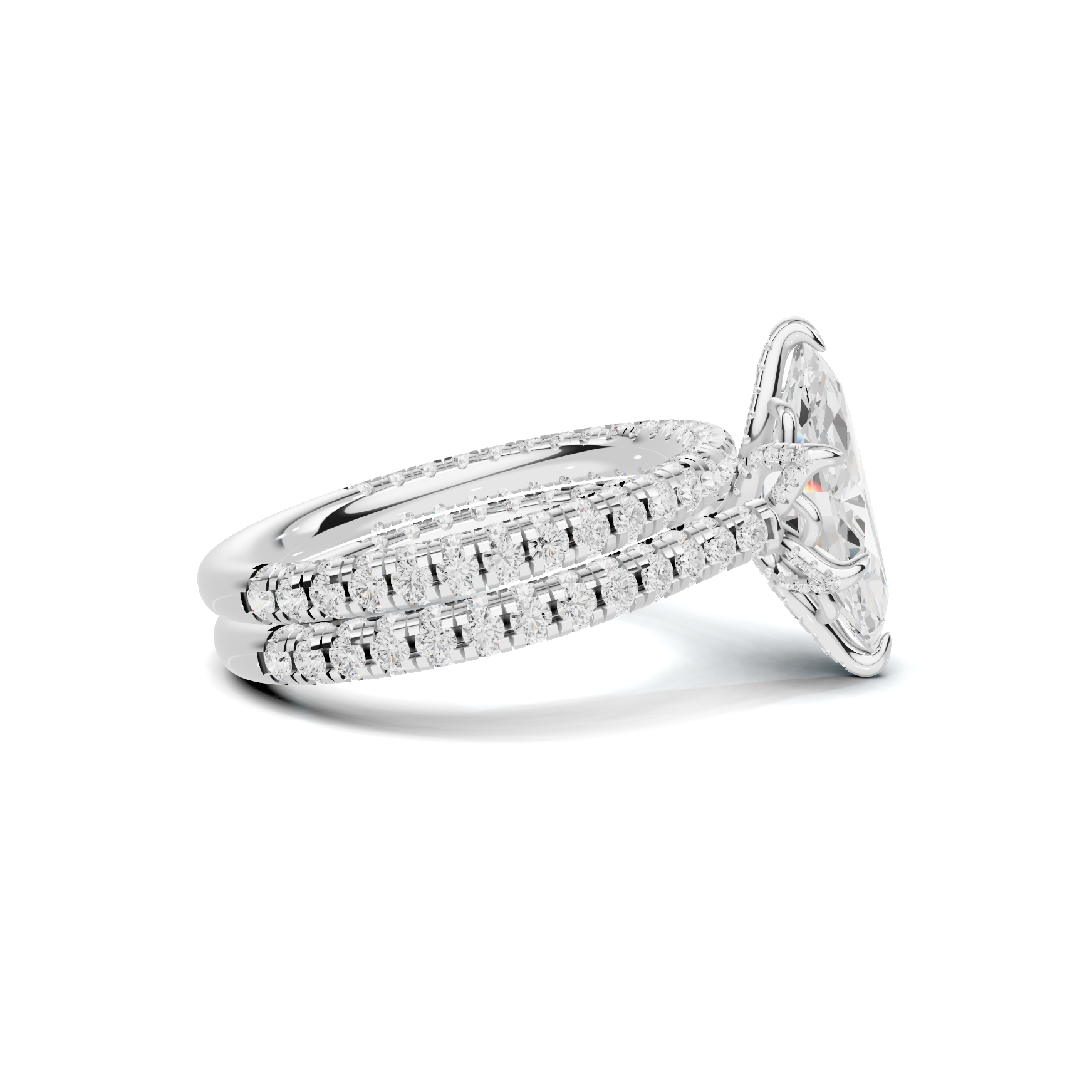 Brilliant Double Band Ring