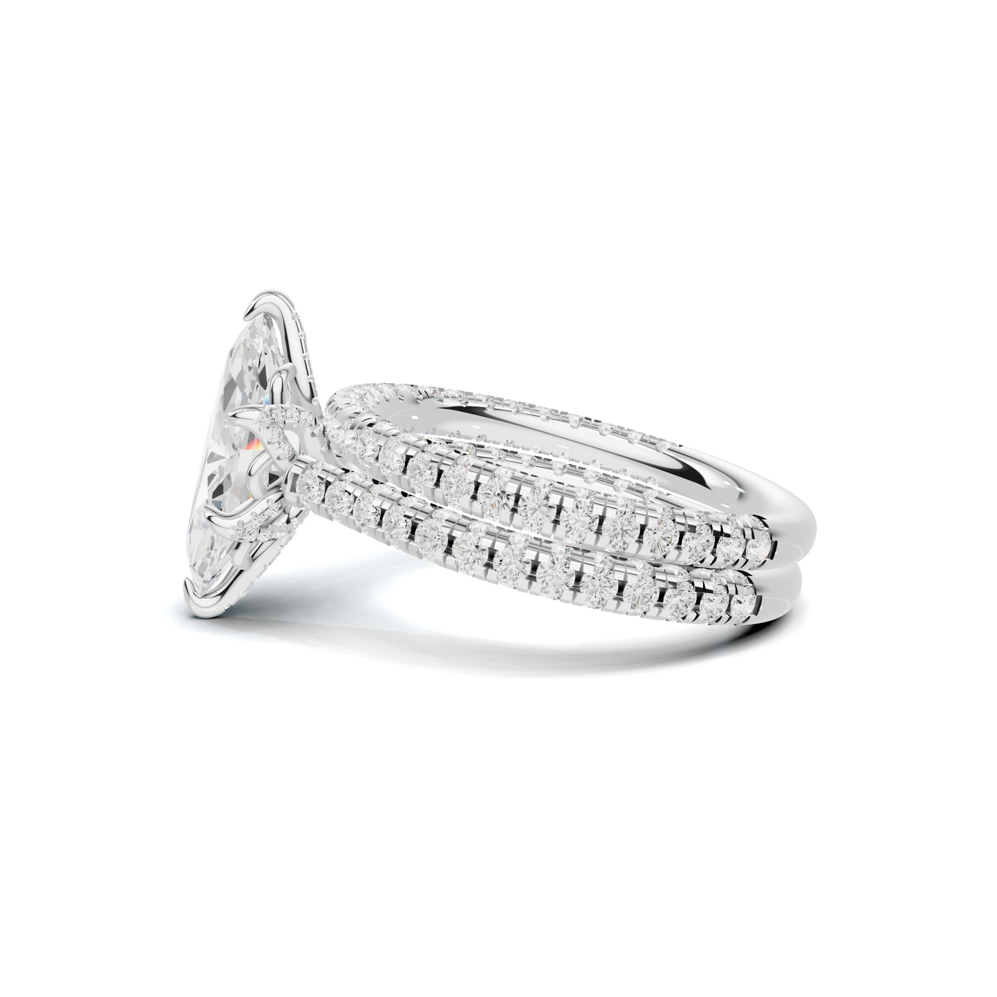 Brilliant Double Band Ring