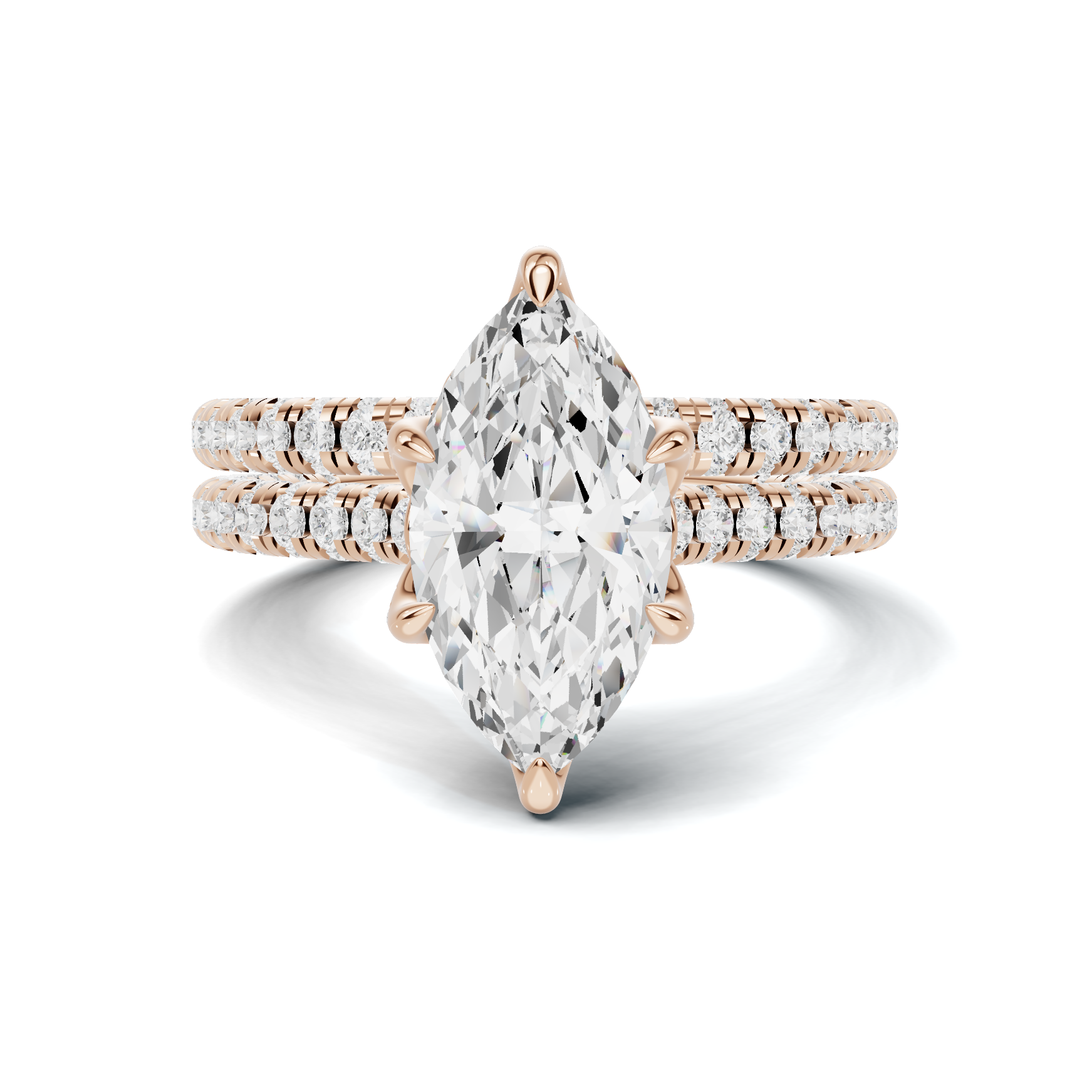 Brilliant Double Band Ring