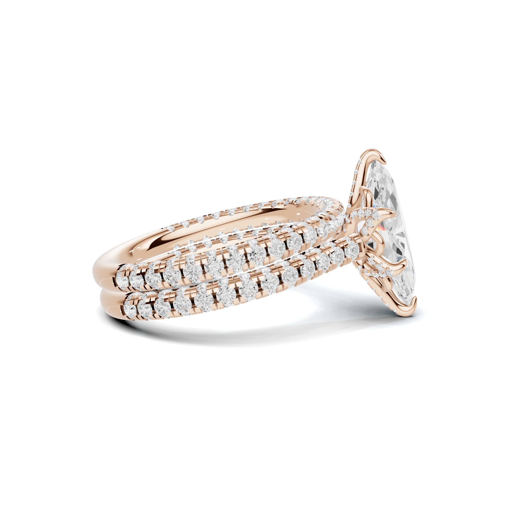 Brilliant Double Band Ring