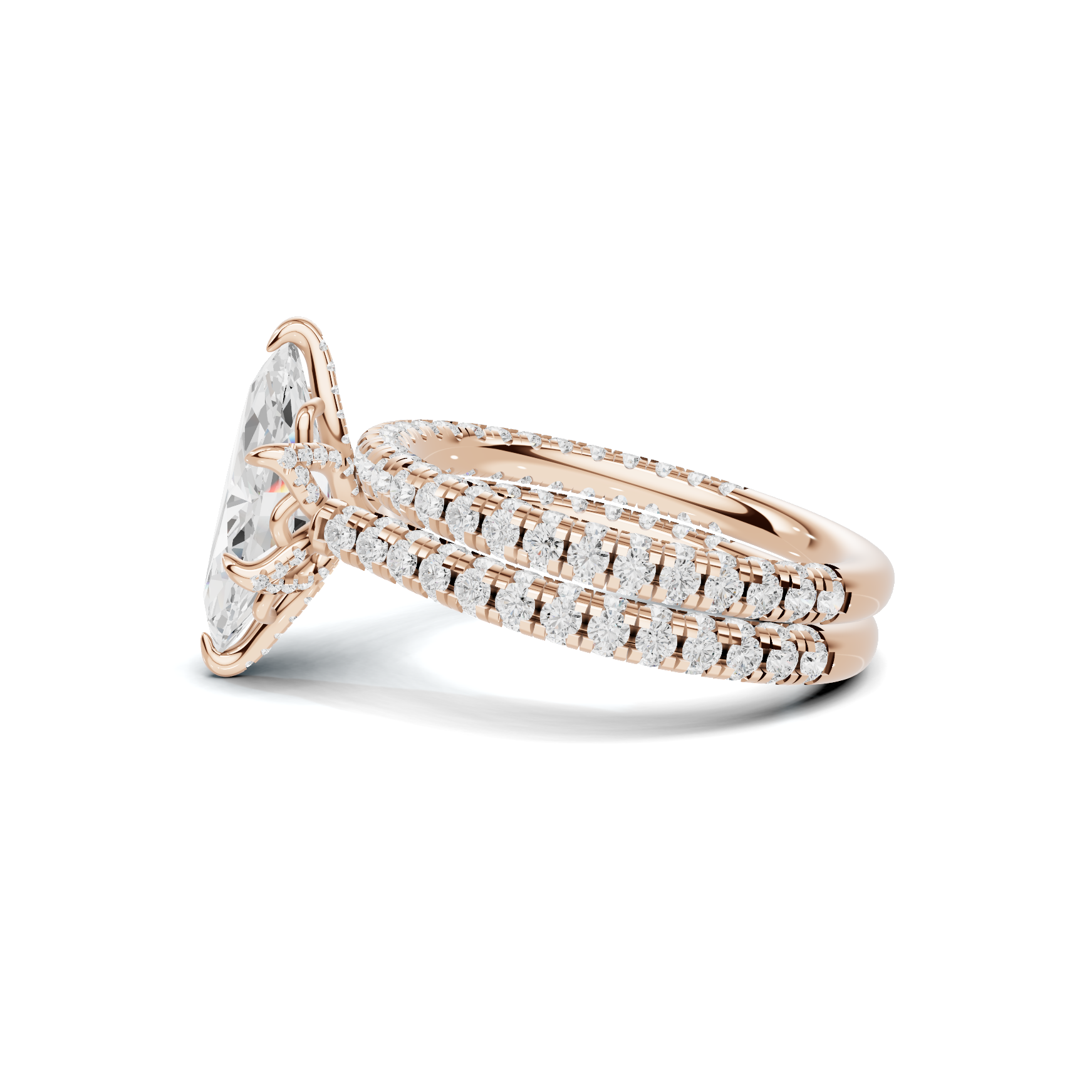 Brilliant Double Band Ring