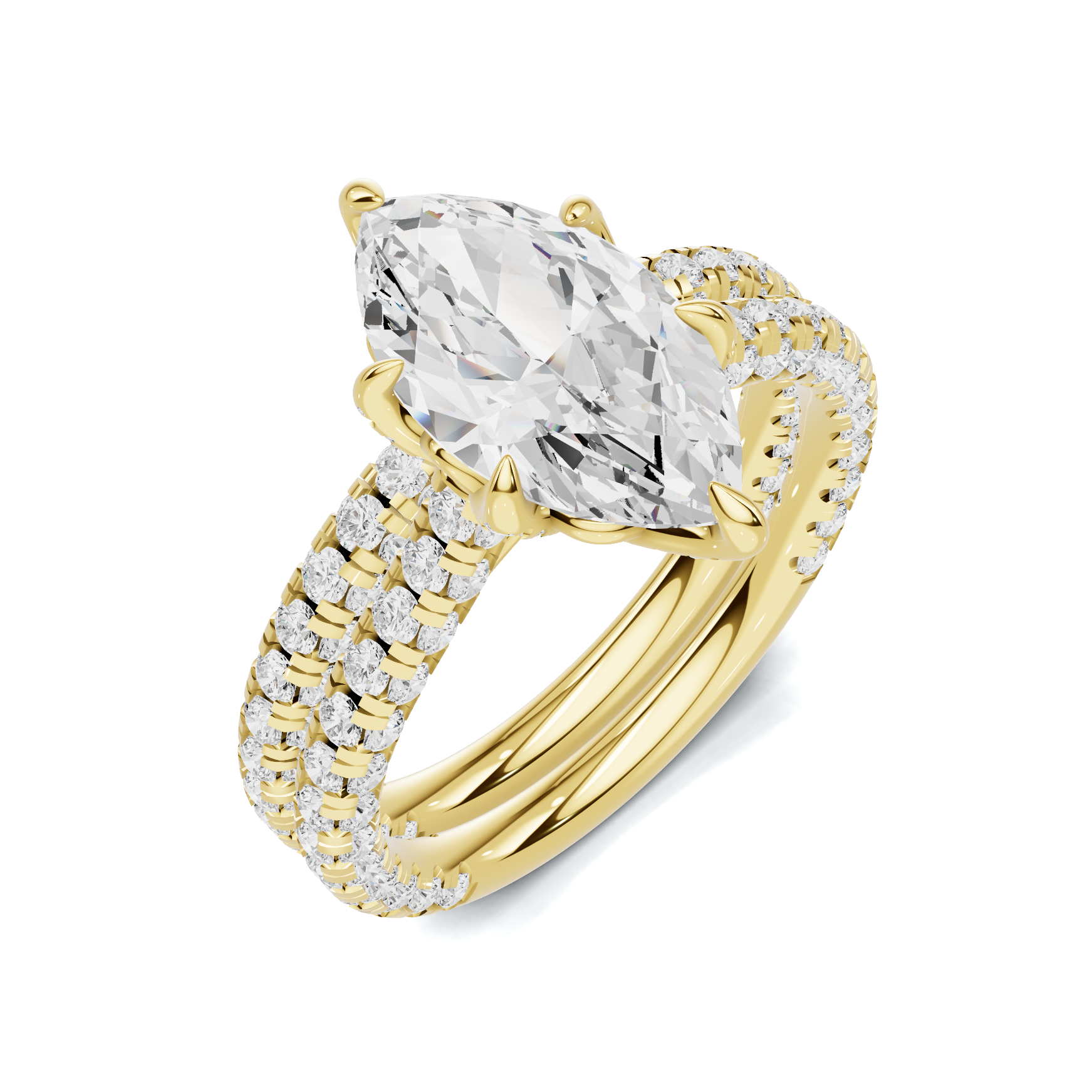 Brilliant Double Band Ring