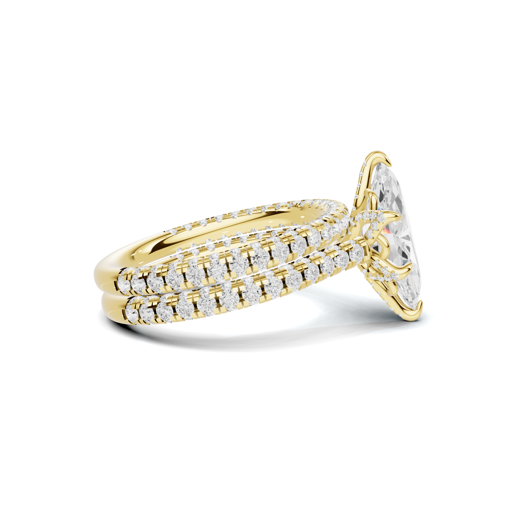 Brilliant Double Band Ring