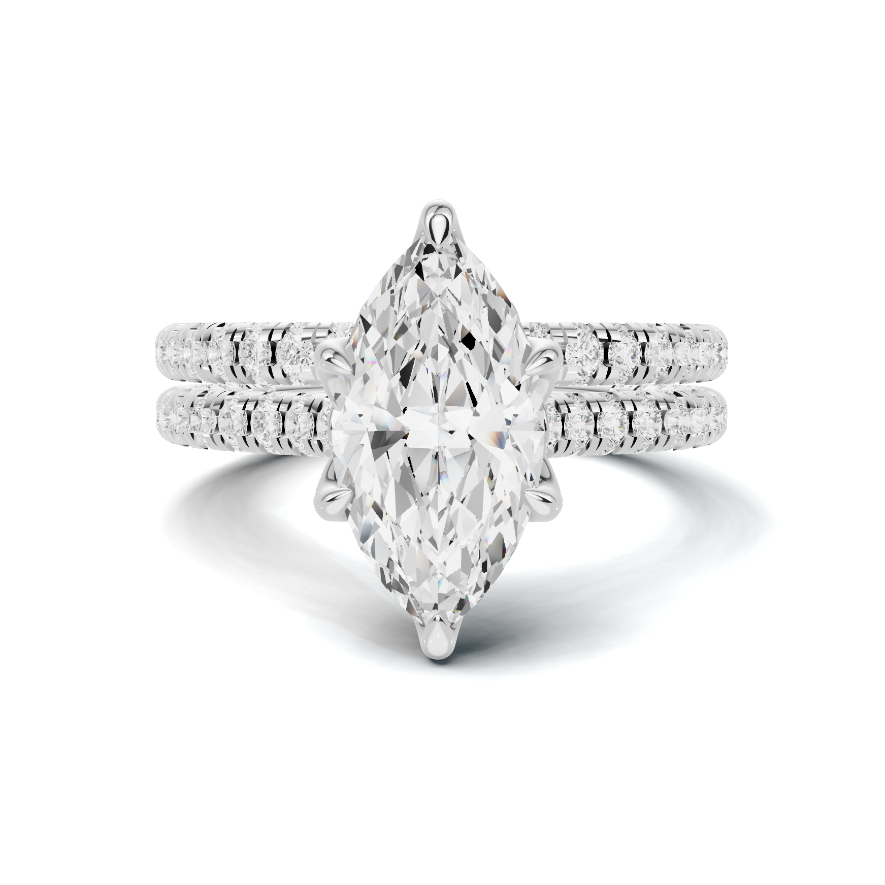 Brilliant Double Band Ring