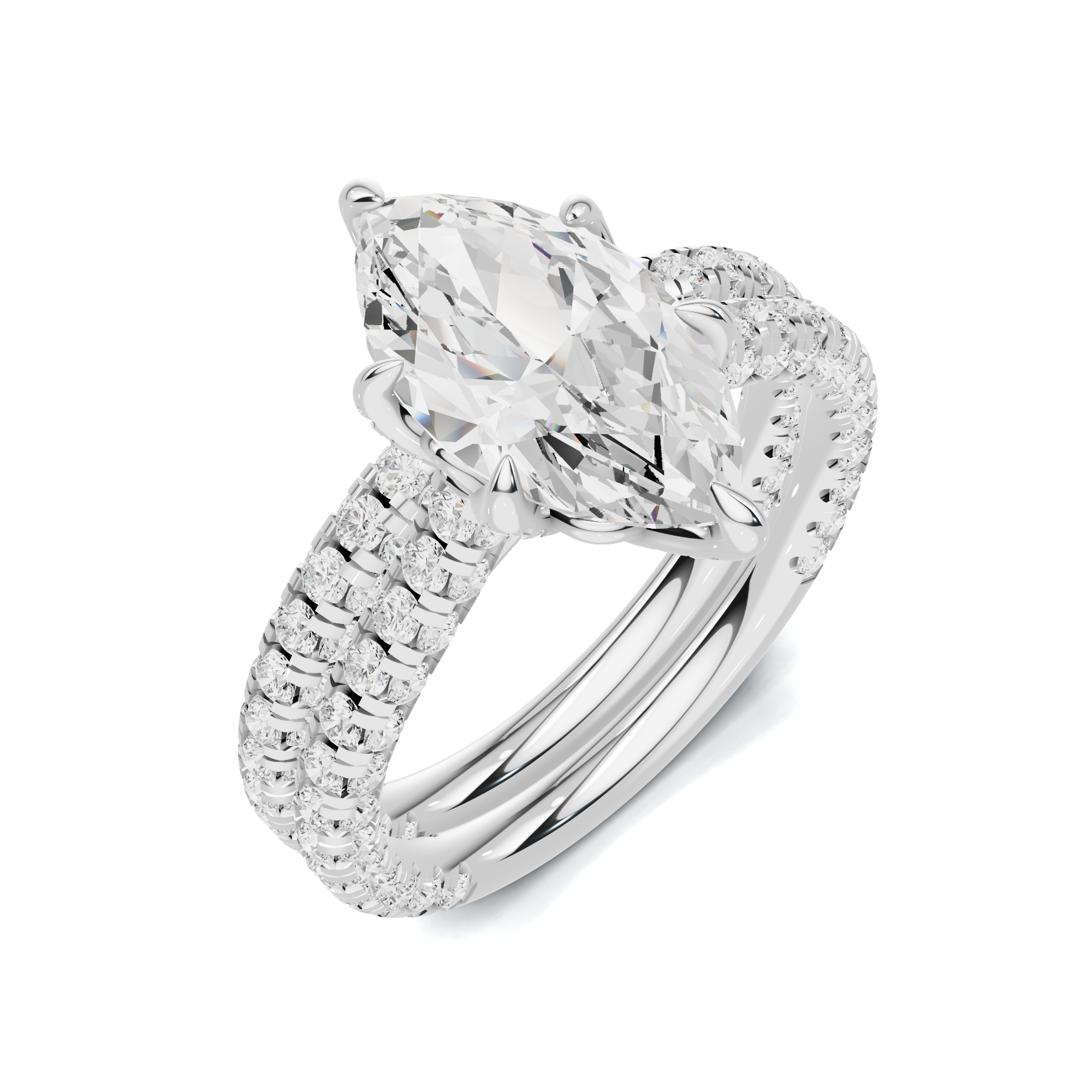 Brilliant Double Band Ring
