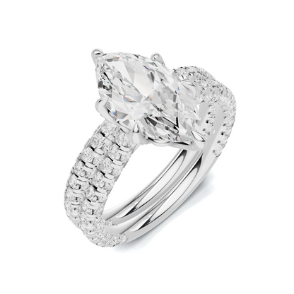 Brilliant Double Band Ring