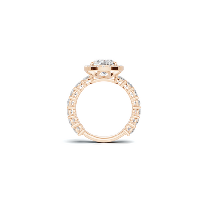 Brilliant Halo Eternity Ring