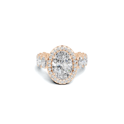 Brilliant Halo Eternity Ring