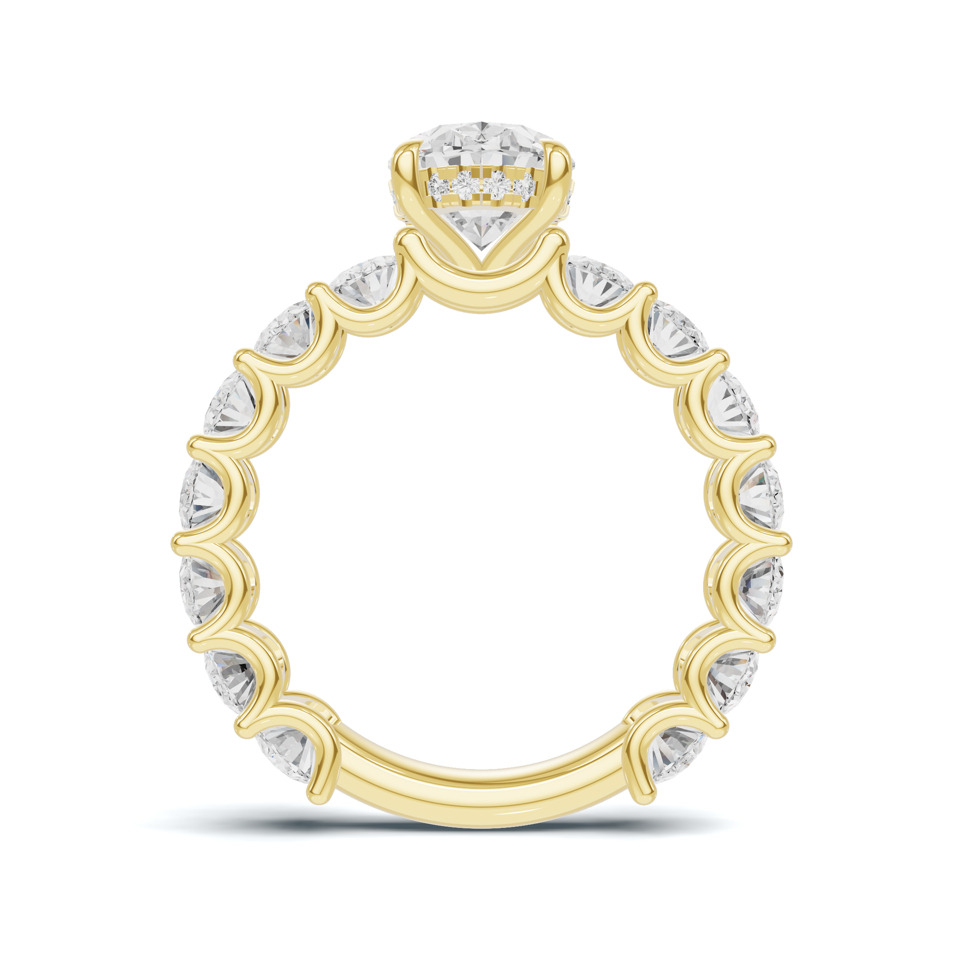 Brilliant Infinite Eternity Ring