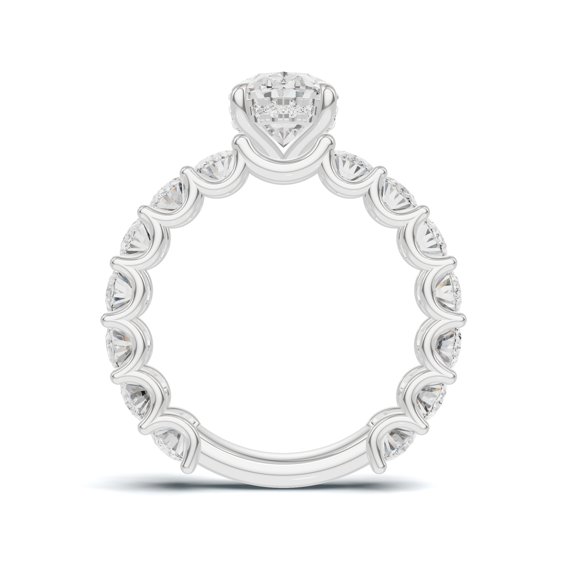 Brilliant Infinite Eternity Ring