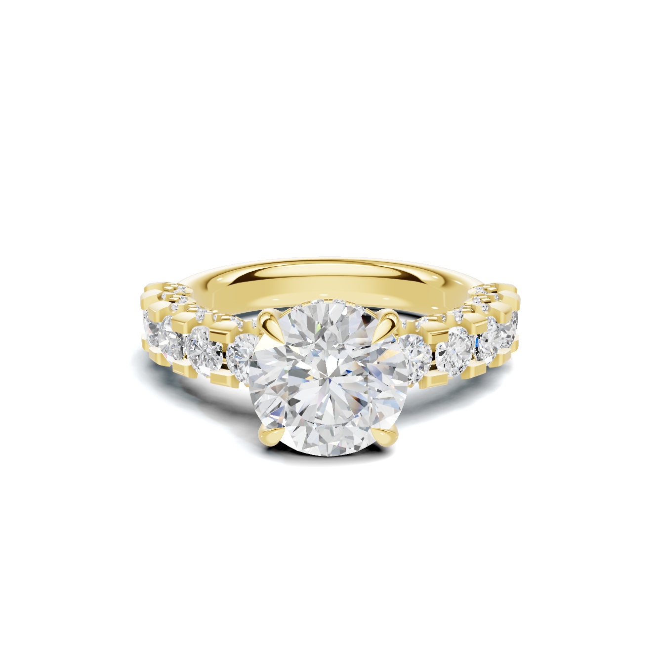 Brilliant Pave Accent Ring