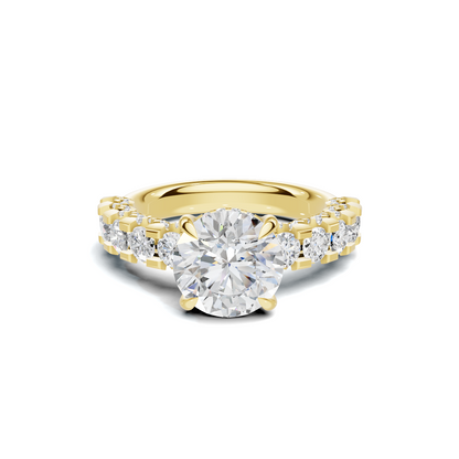 Brilliant Pave Accent Ring