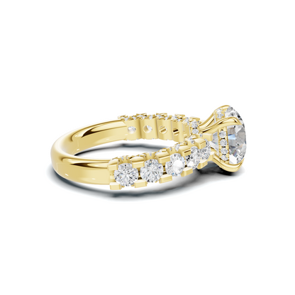 Brilliant Pave Accent Ring