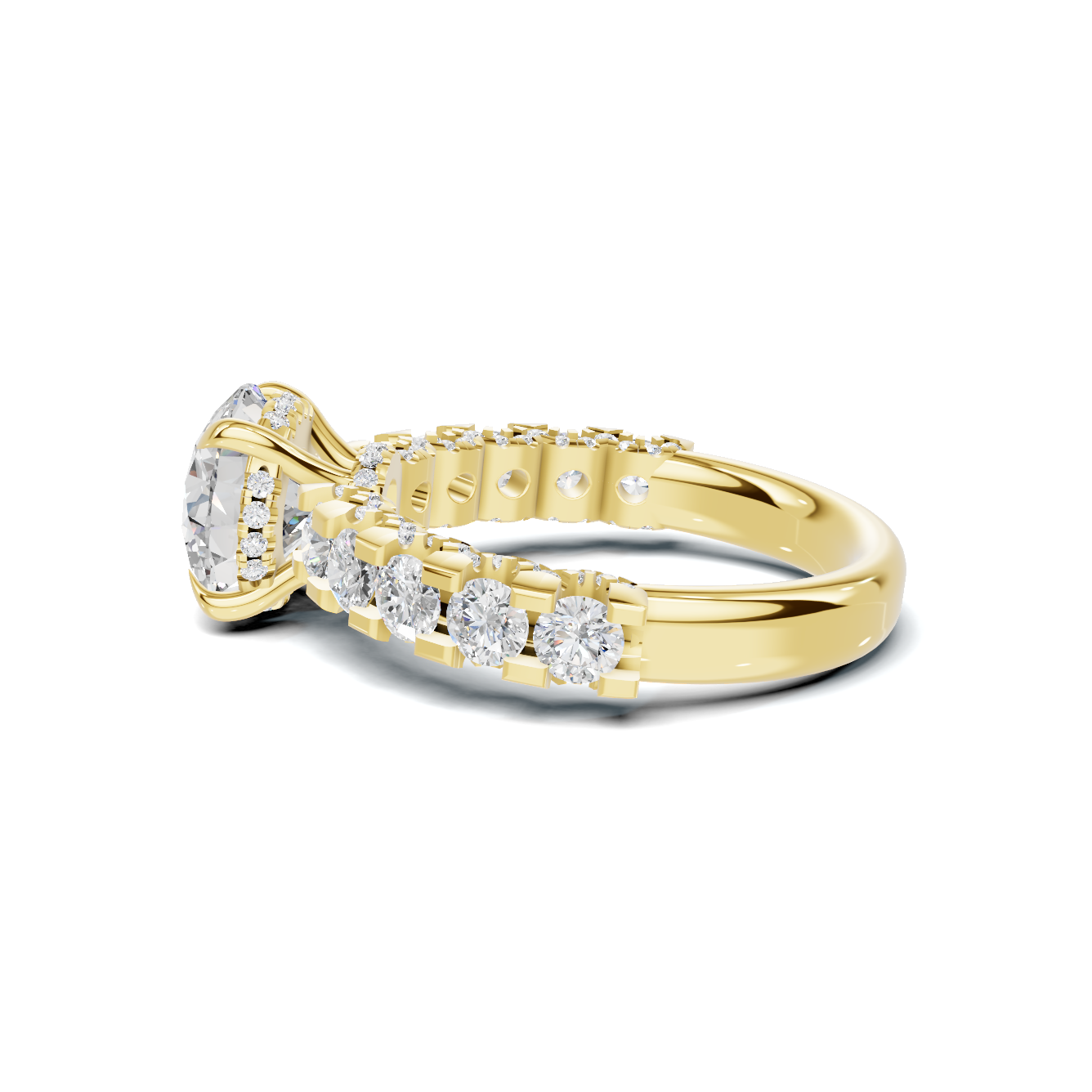 Brilliant Pave Accent Ring
