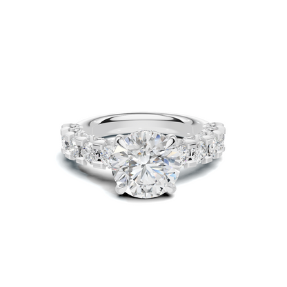 Brilliant Pave Accent Ring