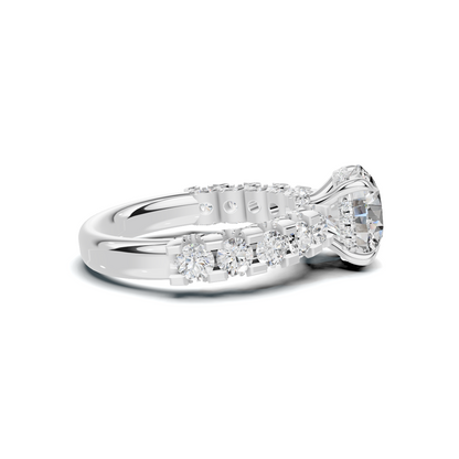 Brilliant Pave Accent Ring