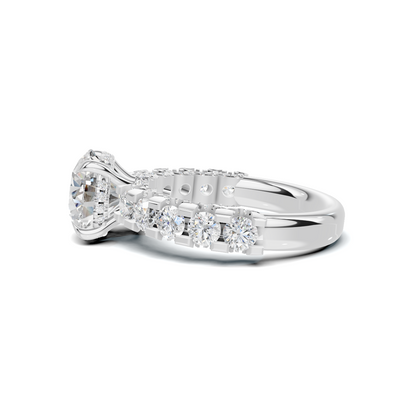 Brilliant Pave Accent Ring