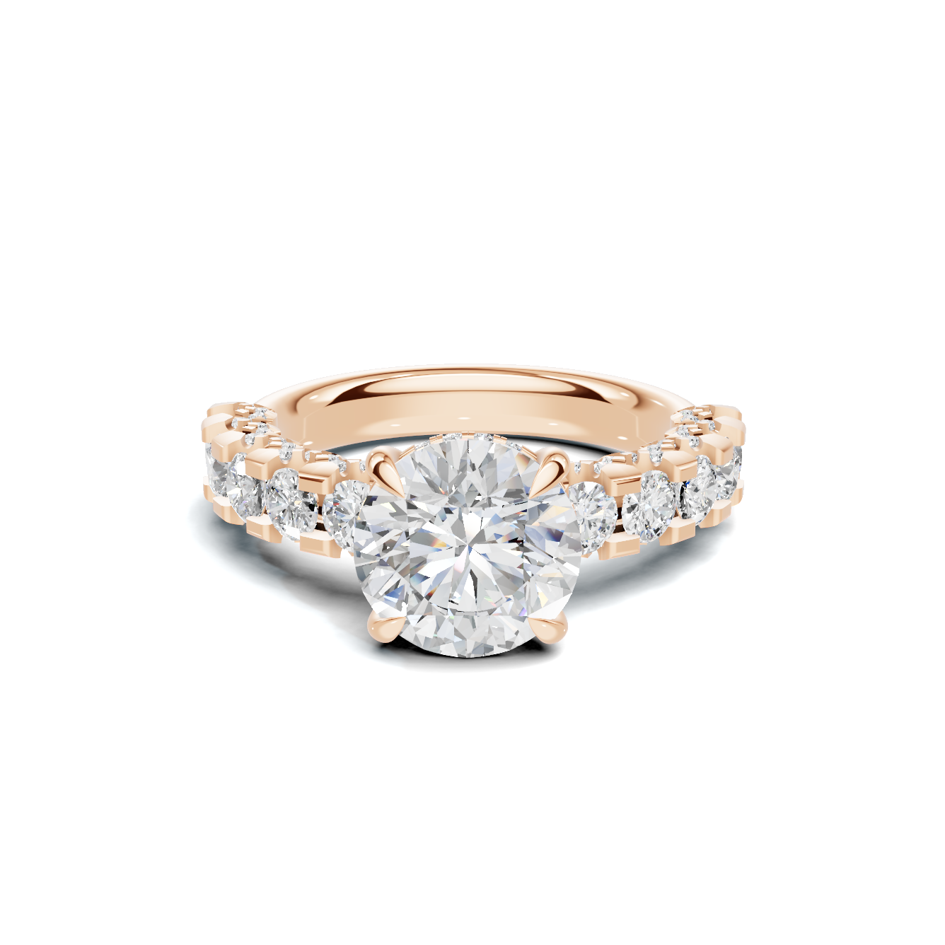 Brilliant Pave Accent Ring