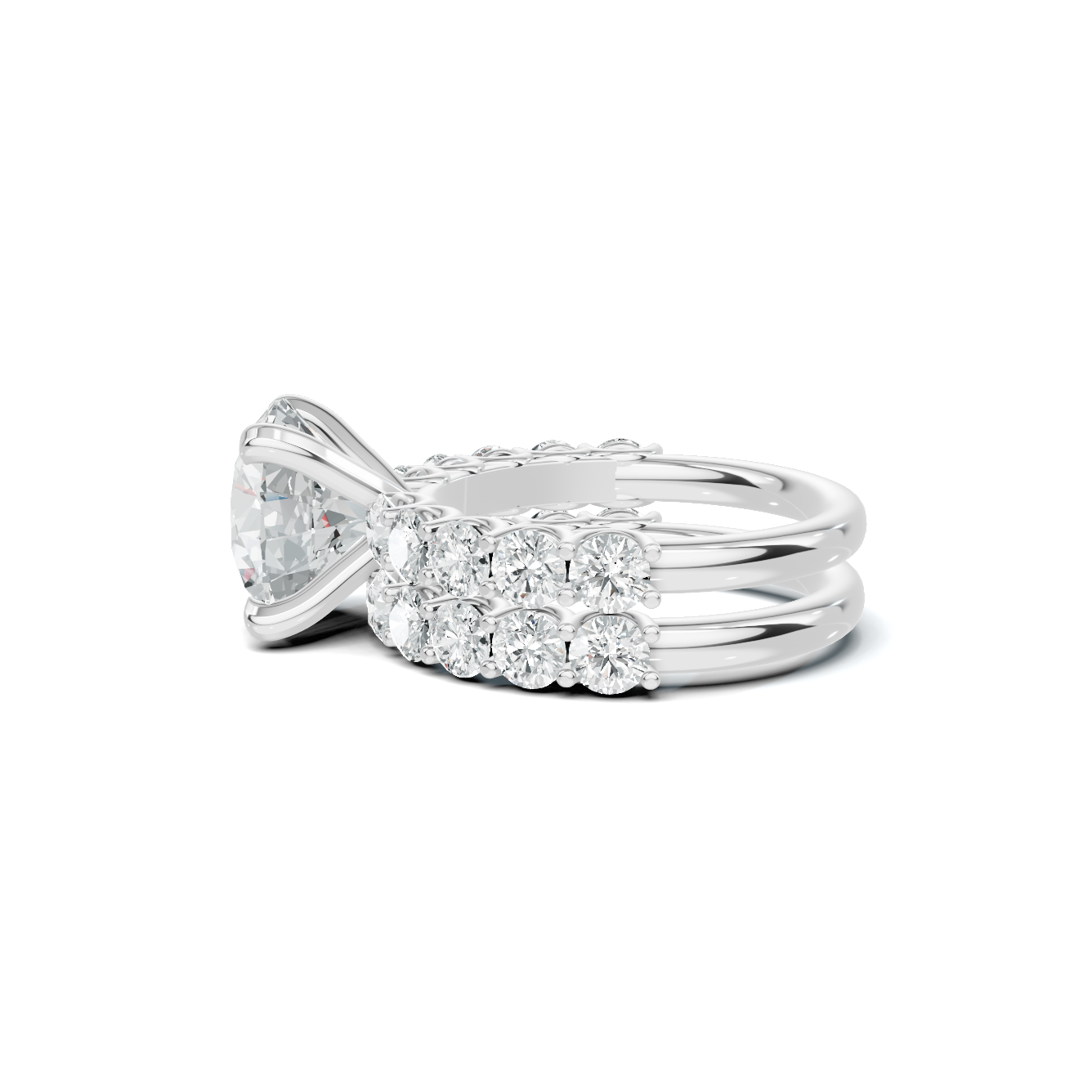 Brilliant Pave Bridal Ring