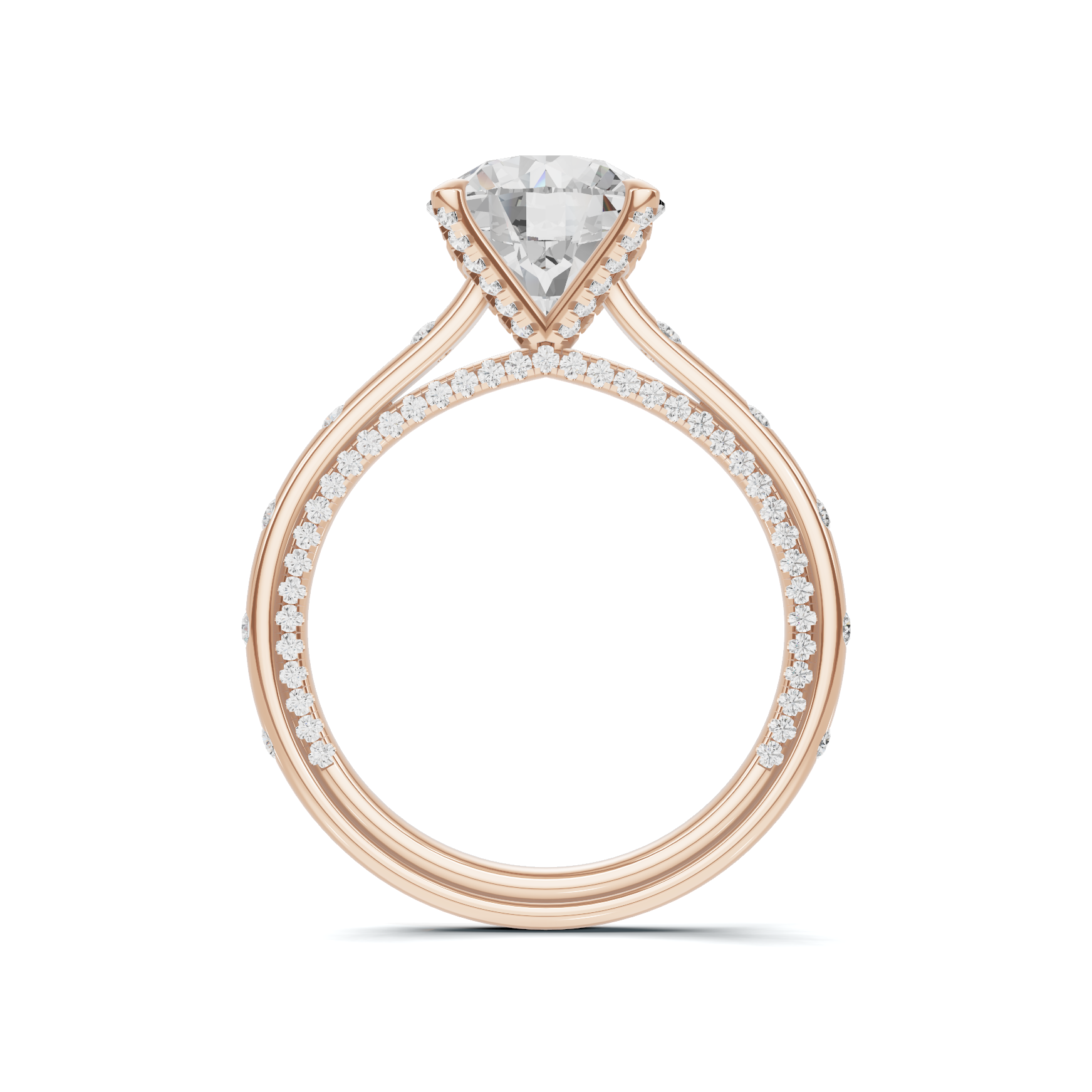 Brilliant Pave Infinity Ring