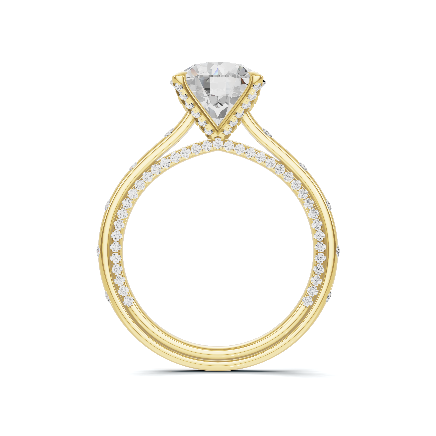 Brilliant Pave Infinity Ring