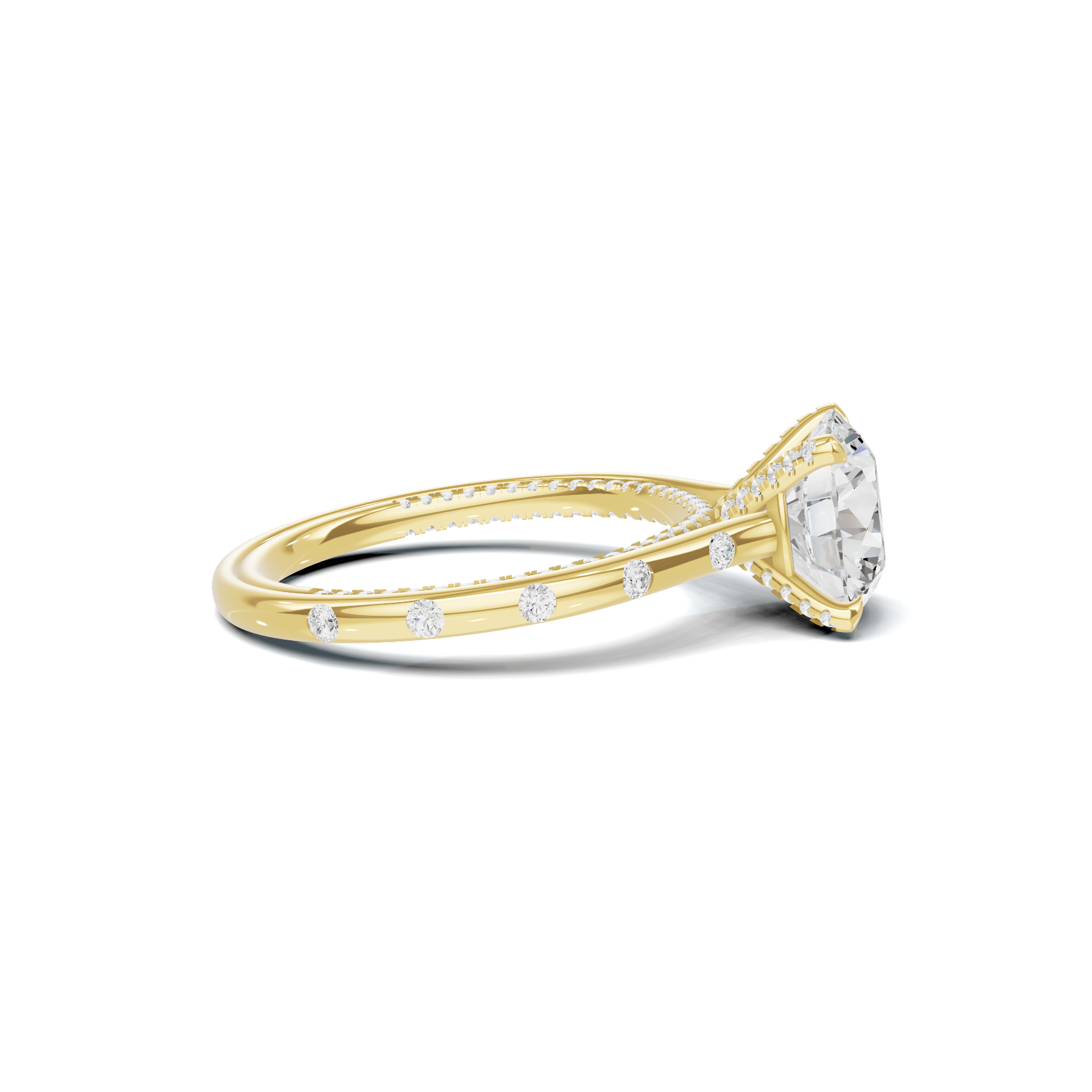 Brilliant Pave Infinity Ring