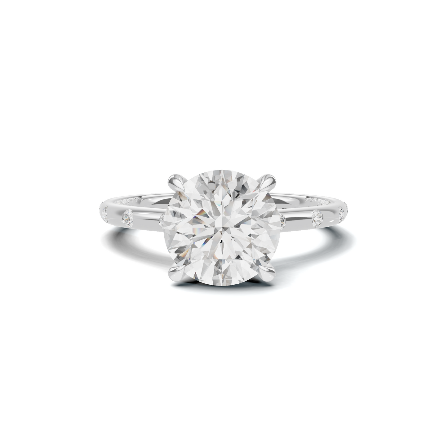 Brilliant Pave Infinity Ring