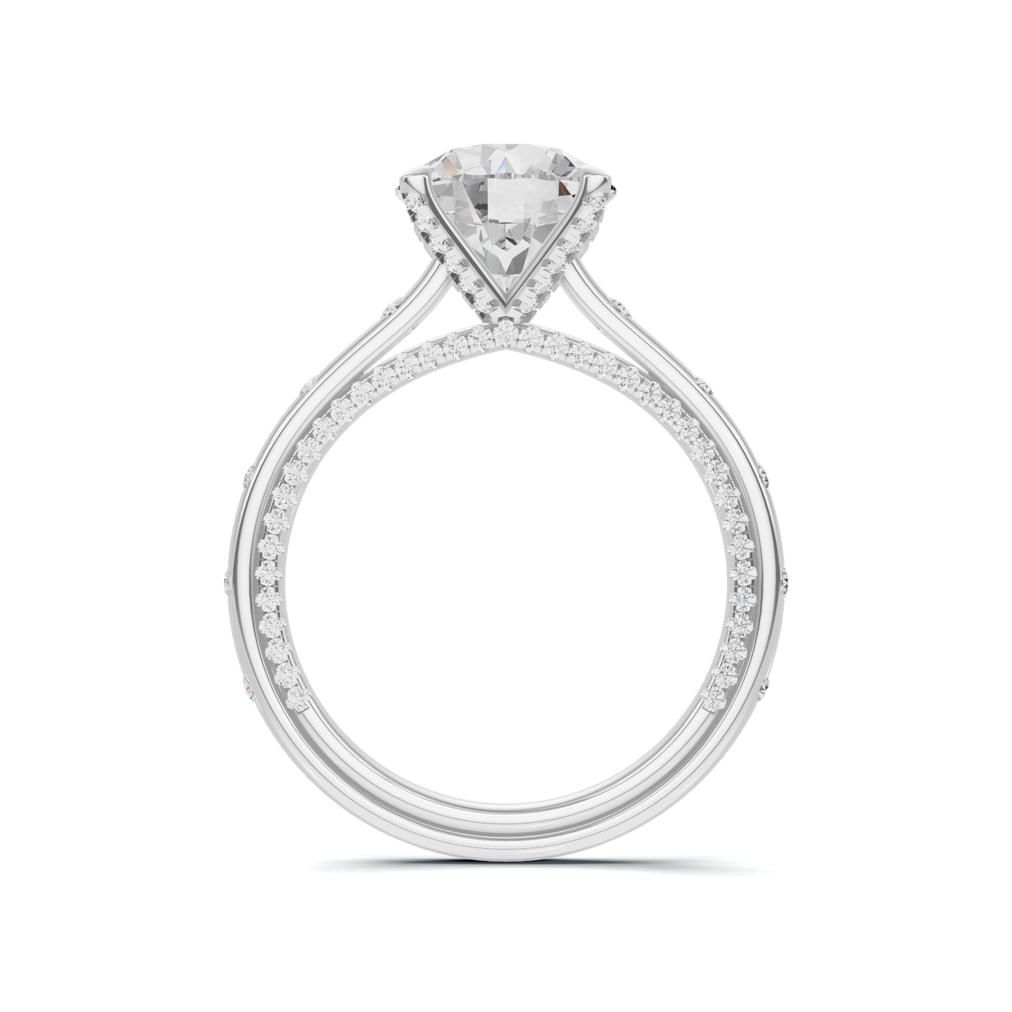 Brilliant Pave Infinity Ring
