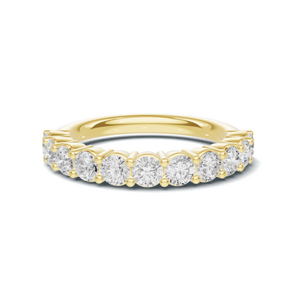 Brilliant Shared Prong Ring