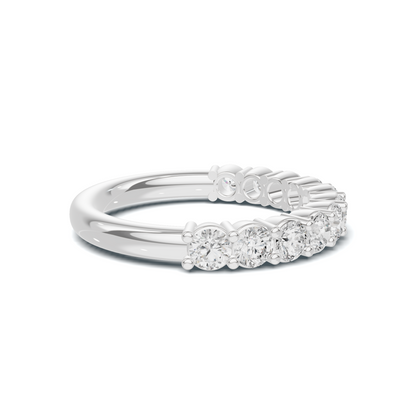 Brilliant Shared Prong Ring