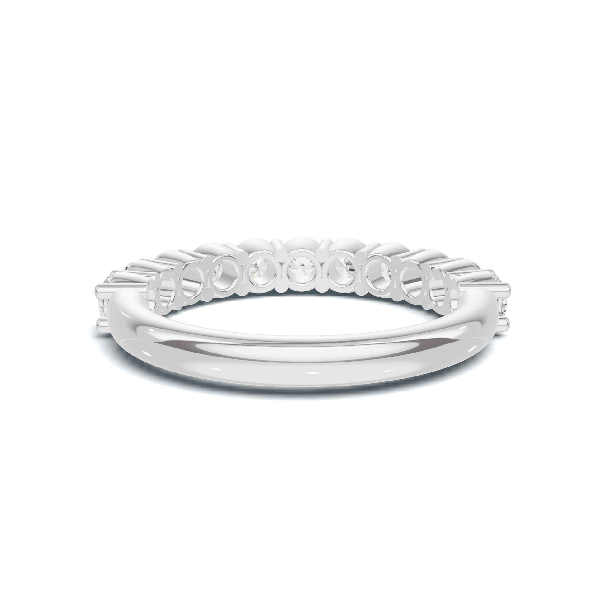 Brilliant Shared Prong Ring