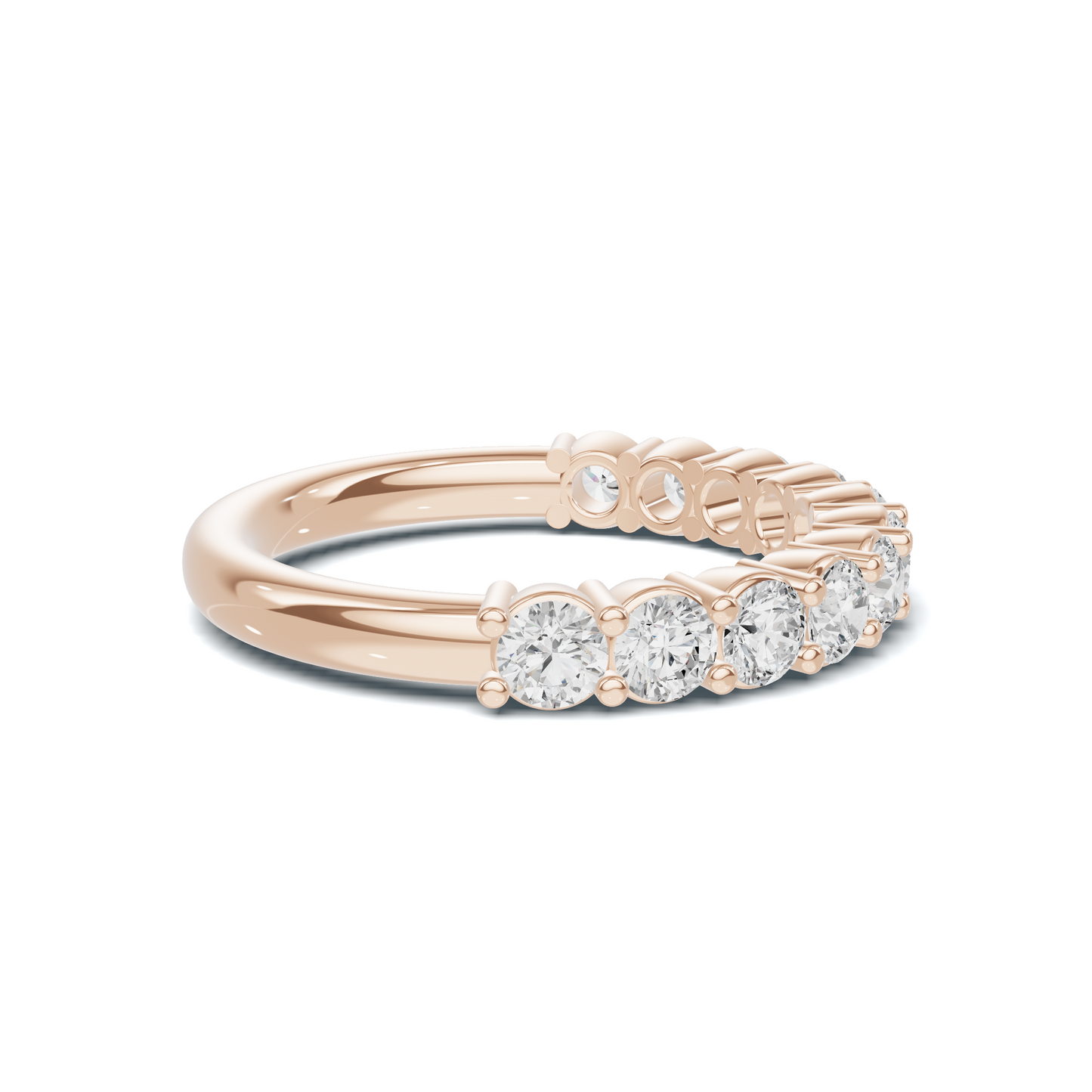 Brilliant Shared Prong Ring