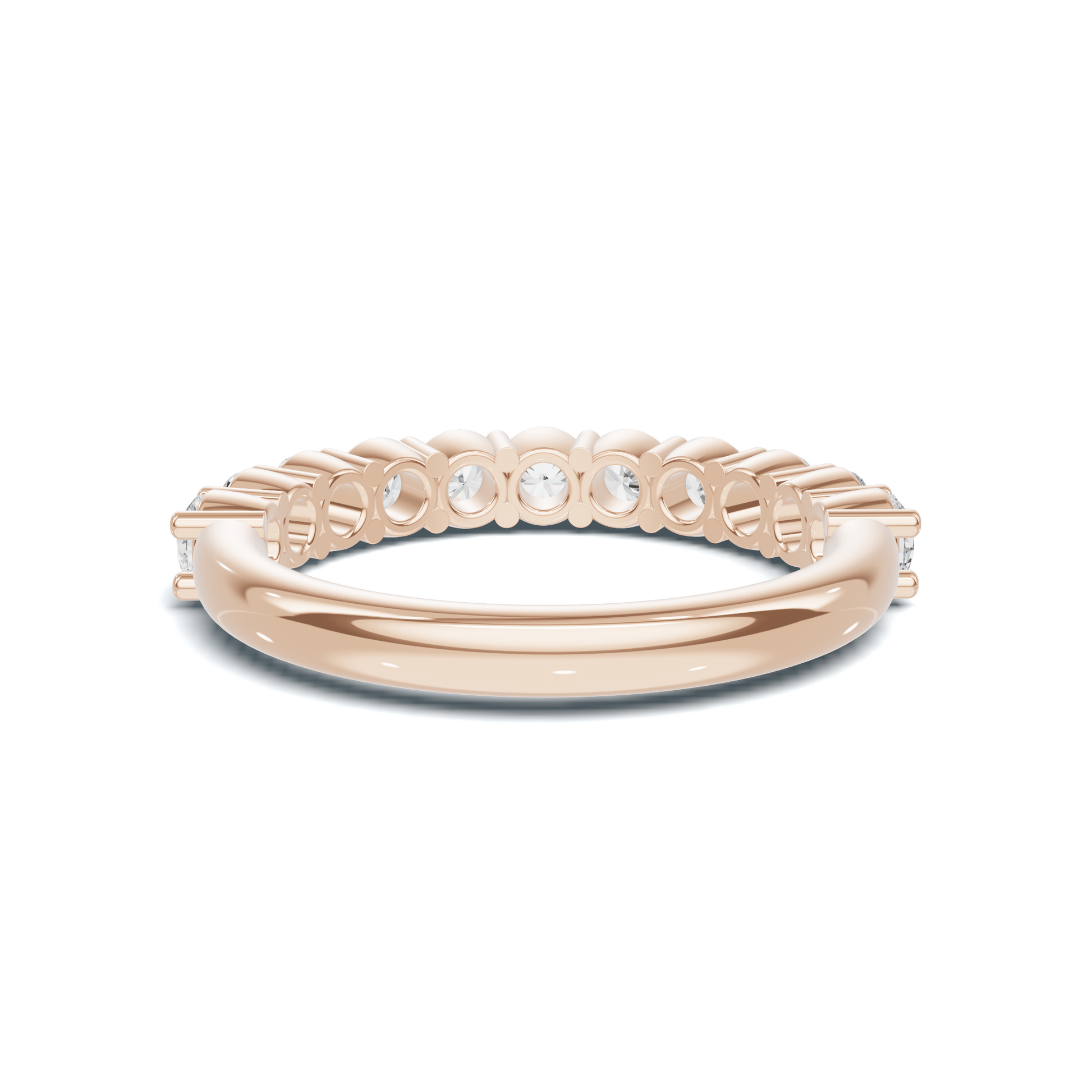 Brilliant Shared Prong Ring