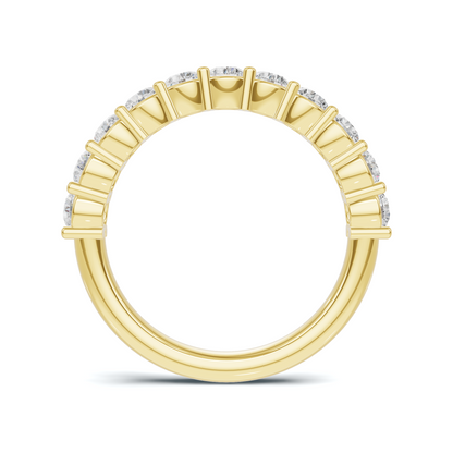 Brilliant Shared Prong Ring