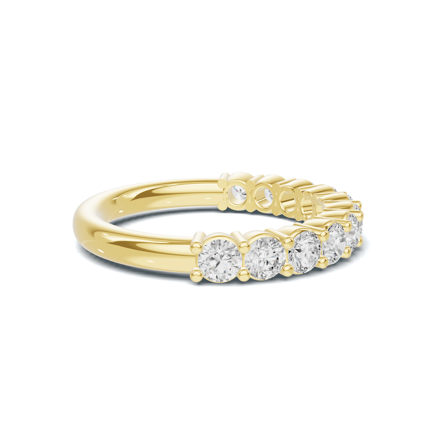 Brilliant Shared Prong Ring