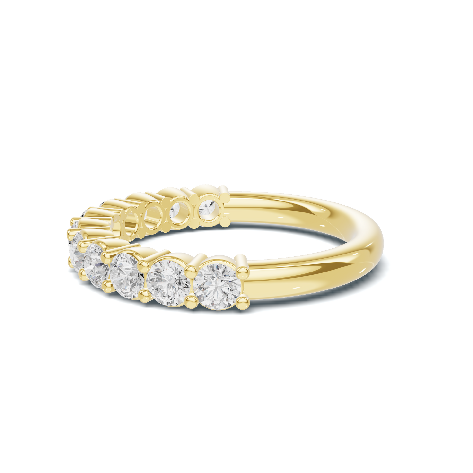 Brilliant Shared Prong Ring