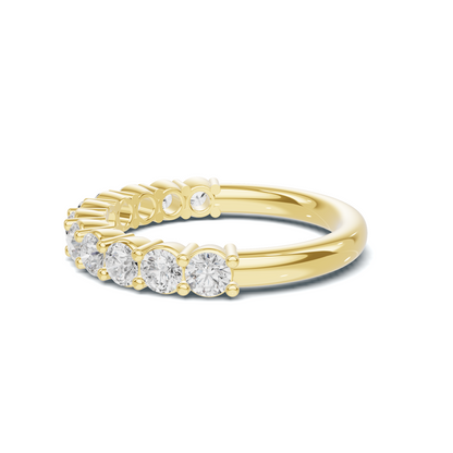 Brilliant Shared Prong Ring