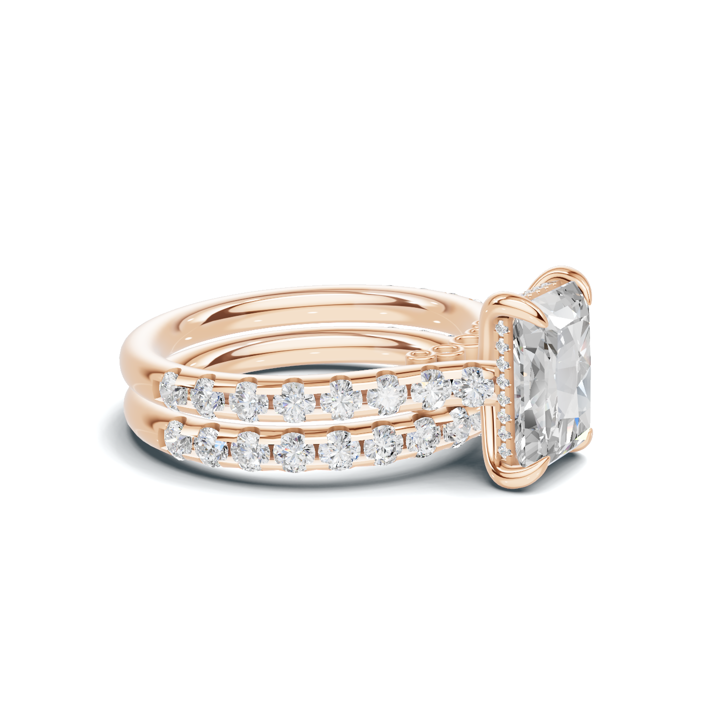 Brilliant Stackable Band Ring
