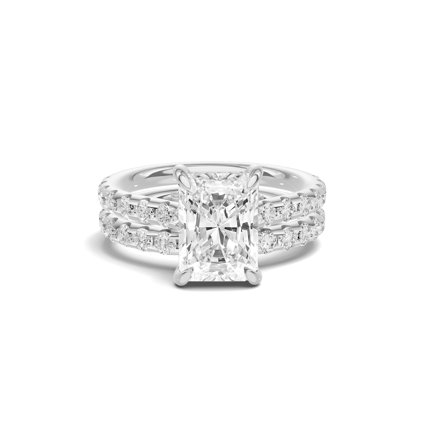 Brilliant Stackable Band Ring