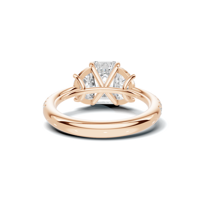 Brilliant Three Stone Ring